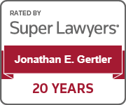 Rated by Super Lawyers(R) - Jonathan E. Gertler | 20 Years